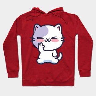 cute cat drawing Hoodie